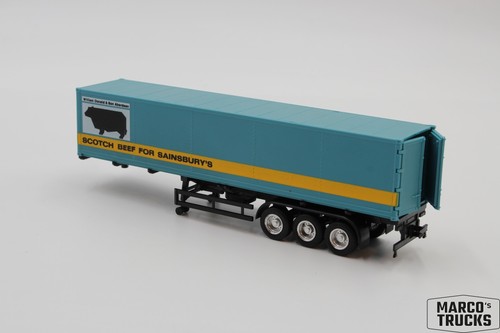 Herpa container auf chassis - container,