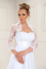 Brautbolero aus Spitze Gr. 42 in ivory/creme Neu aus Geschäftsauflösung