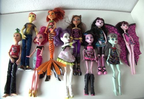 Monster high konvolut - high, sammlung