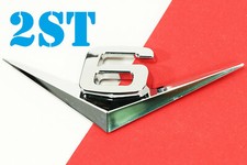 2x Aufkleber Chromoptik V 6