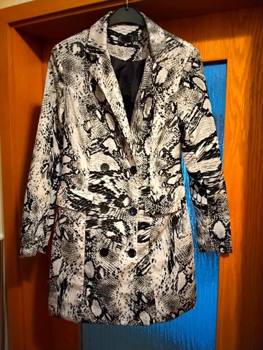 Longblazer schwarz weiss - longblazer, gr