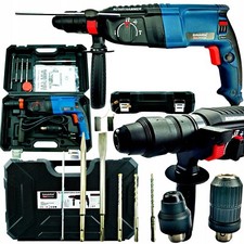 Schlagbohrmaschine 2600W mit Koffer und Zubehör Bohrmaschine Schlagbohrer SDS+