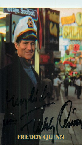 Autogramm freddy quinn - freddy,