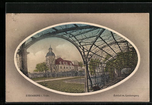Ansichtskarte eisenberg - ansichtskarte,