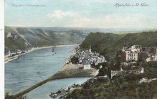 Burg Katz bei St.Goarshausen und Rheinfels am Rhein ngl F9403