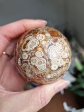 Schoko Calcit Amber Calcit Kugel 6,1 cm