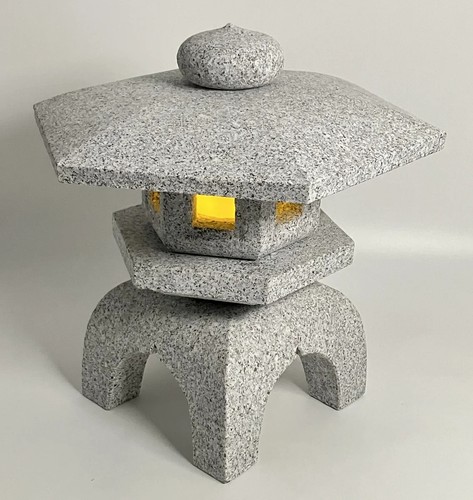 Zen grau stein laterne - laterne, yukimi