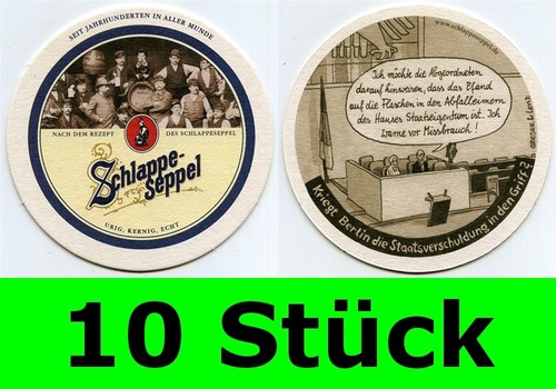 Bierdeckel schlappeseppel - 10,