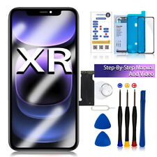 Display Für iPhone XR LCD Retina Bildschirm 3D Touch Screen OLED Vormontiert Set