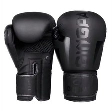 Boxhandschuhe 6oz/8oz/10oz/12oz/14oz Schwarz