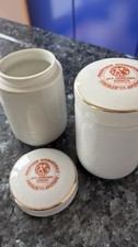 2 Apothekergefäße Porzellan