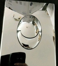 Drückerplatte Grohe Start Chrome für WC Toilette Bidet Urinal Kunststoff