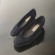 LORENZETTI Wildleder Pumps Marine blau UK 6  Gr.  39 40 Vintage 80er Retro