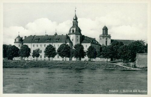 Ansichtskarte küstrin schloß - küstrin,