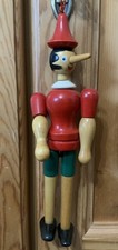 Hübsche Pinocchio Figur Echtholz ca. 20 cm zum Aufhängen