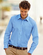 Fruit of the Loom Herrenhemd Poplin langarm Business S M L XL XXL XXXL 2XL 3XL