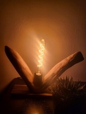 Edison Tisch Lampe Natur Retro