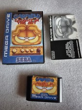 Sega Mega Drive OVP PAL Garfield Caught in the Act mit Anleitung Sehr Gut 
