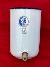 Altes Einlaufgerät Irrigator Medizin Geschichte Emaille ohne Schlauch Deko