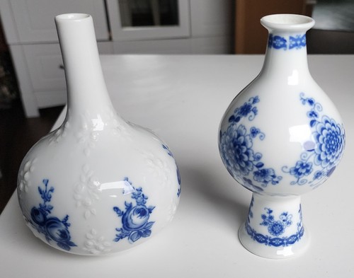 Echt kobalt vasen set 1764 - kobalt,