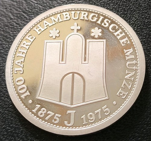 Medaille hamburg 1975 100 - hamburg,