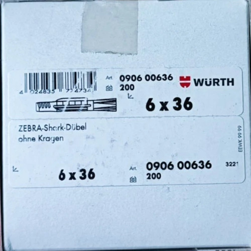 Dübel würth 200x - dübel,,