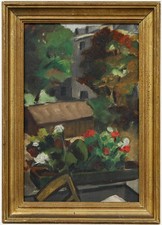 Gerahmtes Öl Aus Der Mitte