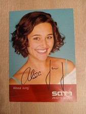 Autogrammkarte von Alissa Jung Druck Top Zustand 
