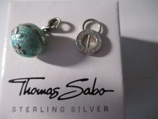 Thomas Sabo Charm Weltkugel +Charm Club Anhänger 925 Silber
