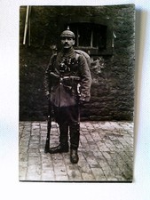 Soldat mit kpl. Ausrüstung, Kgl. Bay. Landst. Inf. Bat. 4. Komp, Ansbach, AK, un