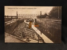 alte AK – Schleuse vom Elbe-Trave-Kanal bei Lauenburg a. d. Elbe - gelaufen 1925