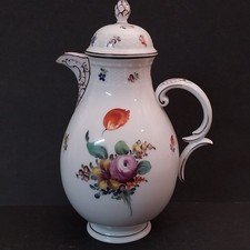 Nymphenburg Mokkakanne - Kanne Blumendekor