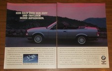Seltene Werbung BMW 320i