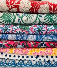 Vintage 100 % Baumwolle Stoff