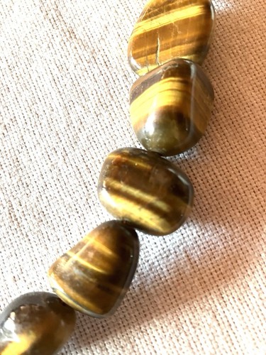 Tigerauge edelstein halskette - edelstein,