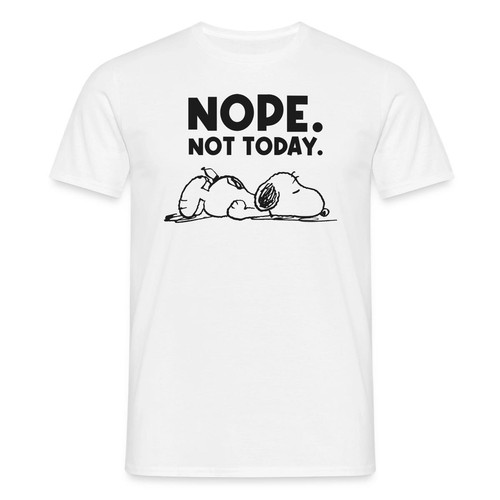 Peanuts snoopy nope - peanuts,