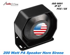 200W Compact Druckkammerlautsprecher PA Federal Signal US