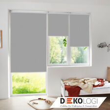 Verdunkelungsrollo Rollo grau