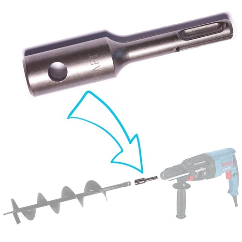 Erdbohreradapter für sds plus - sds,