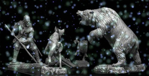 Resin model kit hunter - 1/24,