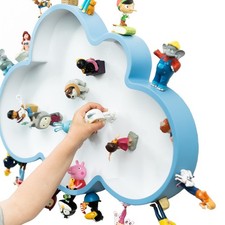 LeSoPhi - Wandregal für bis zu 100 Tonies I Form: Wolke (Blau) I ### B-Ware ###