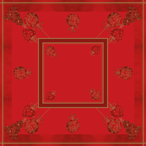 Tischdecke tiffany rot aus - in,