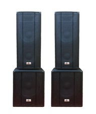 PA SET KOMPLETTANLAGE 6400 WATT max.  1600 watt RMS  --SONDERAKTION
