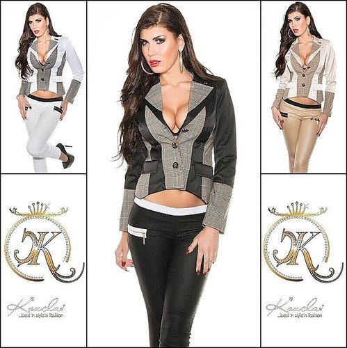 Sexy damen satin blazer - sexy,
