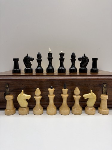 Schachfiguren holz komplett - holz, 32