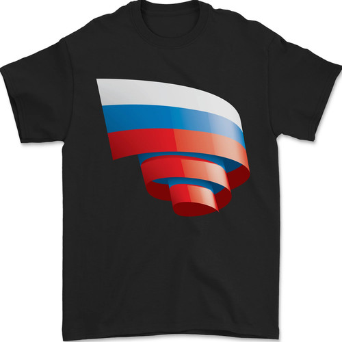 Gerollte russlandflagge - gerollte,