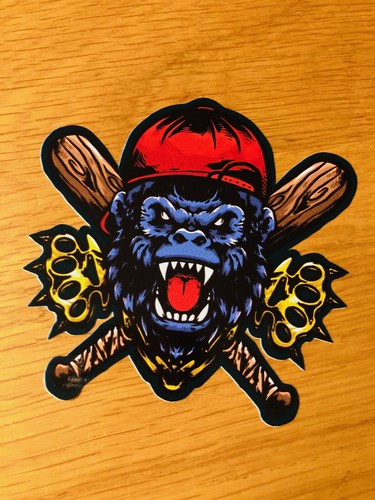 Baseball monkey aufkleber - baseball,