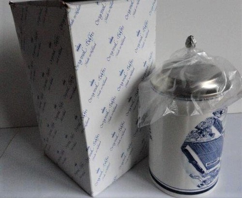 Bierkrug mit zinndeckel - bierkrug,