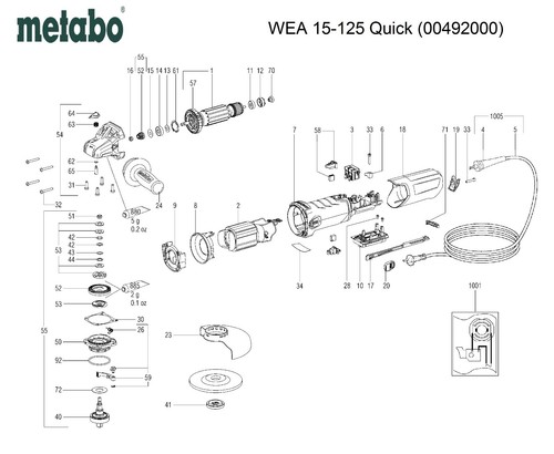 Metabo schalter 343410120 - schalter, für