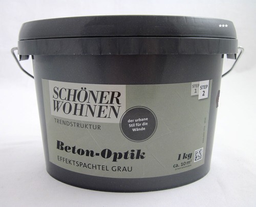 Beton optik effektspachtel - beton-optik, 1